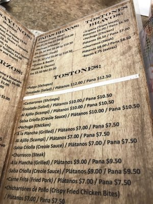 Menu photo 6 Papi Pincho Groveland, FL