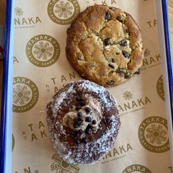 Tanaka - Miso Chocolate Chip Cookie Chocolate Cream Donut - Sandwiches Near Me - Portland, Oregon Tanaka - Miso Chocolate Chip Cookie Chocolate Cream Donut - Sandwiches Near Me - Portland, Oregon