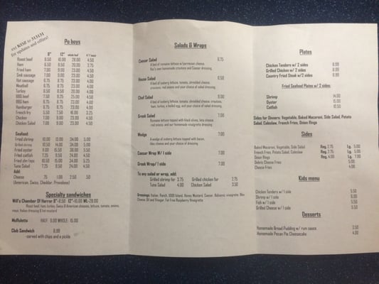 Menu photo 2 Koz's Harahan, LA Menu photo 2 Koz's Harahan, LA