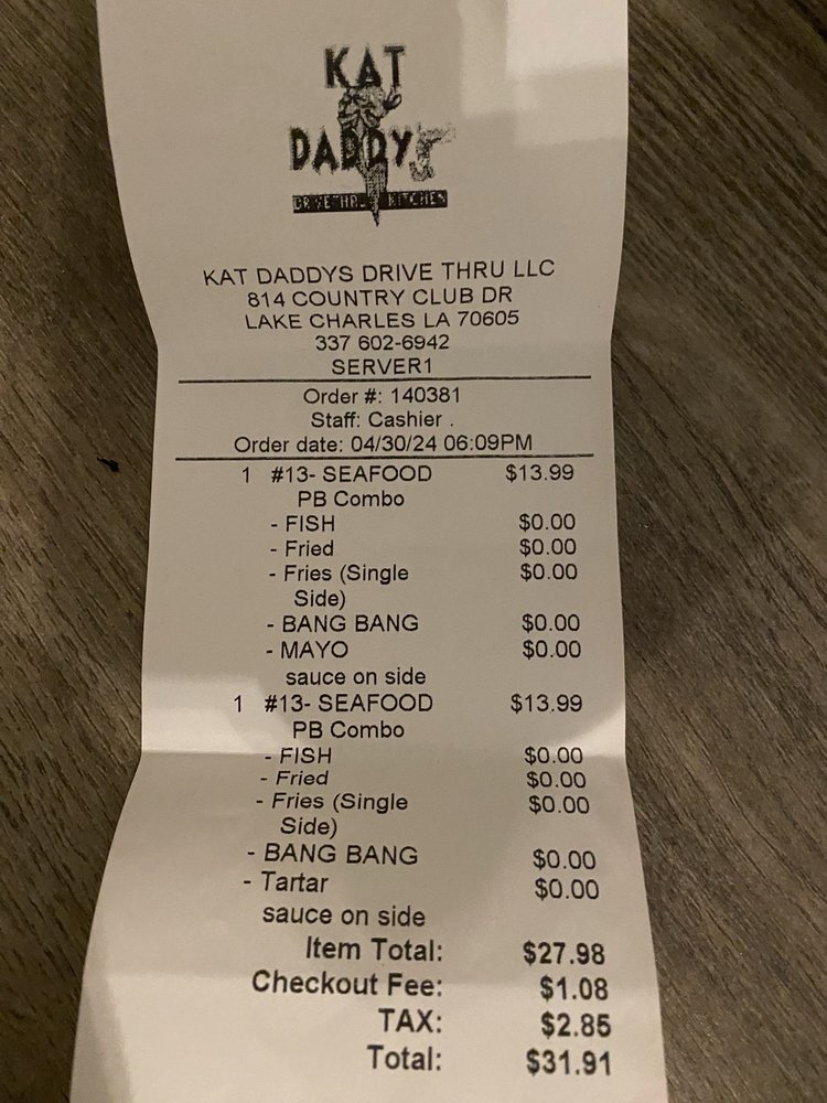 Food from Kat Daddy’s