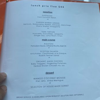 Robert - Lunch prix fixe menu - New American Near Me - New York, New York Robert - Lunch prix fixe menu - New American Near Me - New York, New York