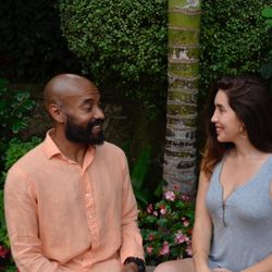 Rubeth Emotional Healing - Richard and I, when the session was in person and we decide to go to a the Self Realization Center In Pacific Palisades, Los Angeles.