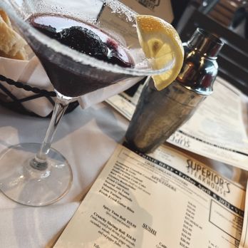 Superior's Steakhouse - Blueberry Lemon Drop Martini - Steakhouses Near Me - Shreveport, Louisiana Superior's Steakhouse - Blueberry Lemon Drop Martini - Steakhouses Near Me - Shreveport, Louisiana
