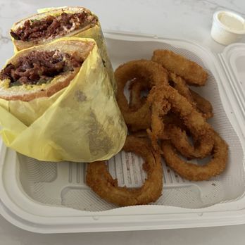 Ortega's Diner - Shot of delicious onion rings needs more with sandwich - Mexican Near Me - Fontana, California Ortega's Diner - Shot of delicious onion rings needs more with sandwich - Mexican Near Me - Fontana, California