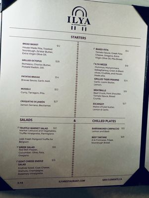 Menu photo 4 Ilya Restaurant San Clemente, CA Menu photo 4 Ilya Restaurant San Clemente, CA