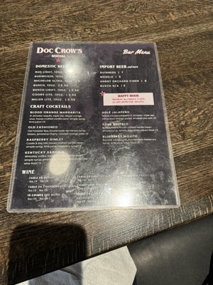 Menu photo 3 Doc Crow's Social O'Fallon, MO Menu photo 3 Doc Crow's Social O'Fallon, MO