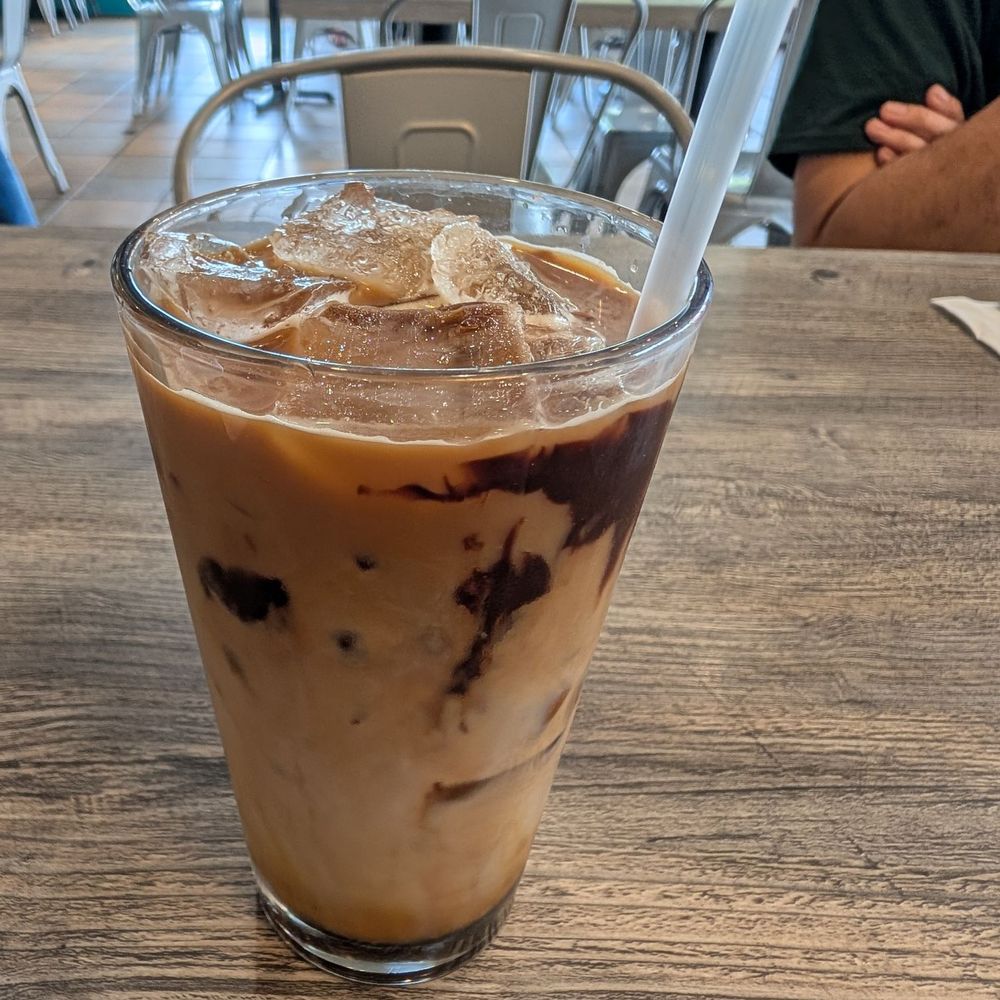 The Pan - Another angle of mocha latte - Breakfast & Brunch Near Me - Santa Ana, California The Pan - Another angle of mocha latte - Breakfast & Brunch Near Me - Santa Ana, California