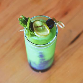 Common Corners Brewing - Their weekend special Pandan Express - hard slushy with pandan, pineapple, coconut, ube, mint. So good! - Breweries Near Me - Walnut, California Common Corners Brewing - Their weekend special Pandan Express - hard slushy with pandan, pineapple, coconut, ube, mint. So good! - Breweries Near Me - Walnut, California