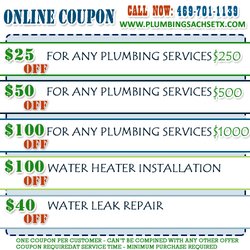 Plumbing Sachse TX