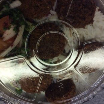 Souk Al Shater - Falafel platter with rice and salad - Lebanese Near Me - Long Island, New York