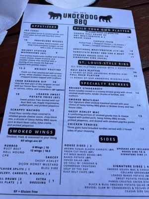 Menu photo 4 Underdog BBQ Erie, PA Menu photo 4 Underdog BBQ Erie, PA