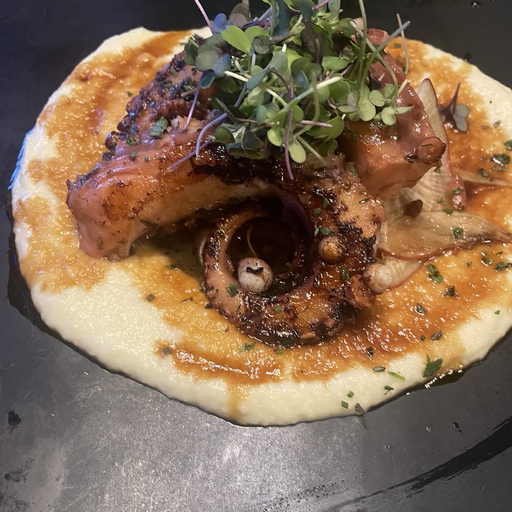 The Gatsby - Octopus on puréed potatos - Cocktail Bars Near Me - Honolulu, Hawaii The Gatsby - Octopus on puréed potatos - Cocktail Bars Near Me - Honolulu, Hawaii