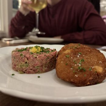 Bettina - Steak tartare with latkes - Pizza Near Me - Santa Barbara, California