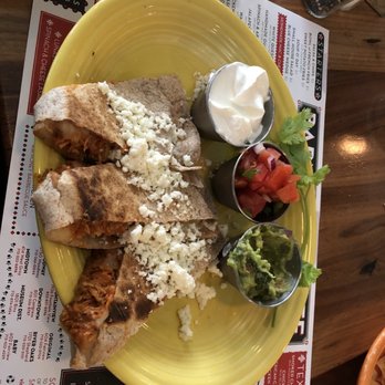 Barnaby's Cafe - chicken tinga enchilada (minus 2 enchiladas bc I ate them) - American Near Me - Houston, Texas