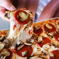 Ledo Pizza - Ledo Pizza with Pepperoni and Mushrooms