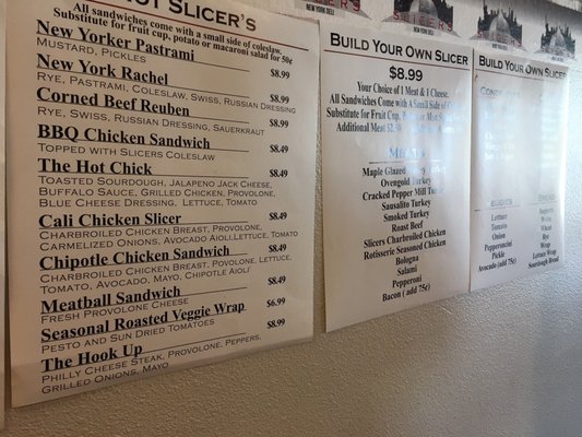 Menu photo 2 NY Slicers Deli Phoenix, AZ Menu photo 2 NY Slicers Deli Phoenix, AZ