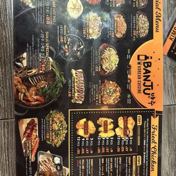 Banju - Menu 8/30/26 - Chicken Wings Near Me - Pleasant Hill, California