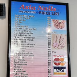Asia Nails - Price list