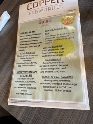Menu photo 3 Copper Pub & Grille Harrisburg, PA