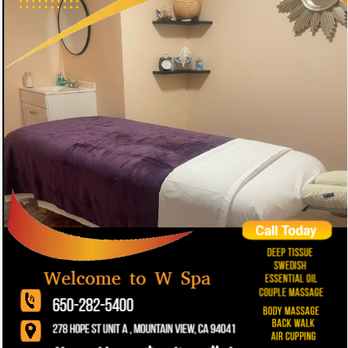 Wellness Spa - Our traditional full body massage in Mountain View, CA
includes a combination of different massage therapies like 
Swedish Ma... - Massage Therapy Near Me - Mountain View, California