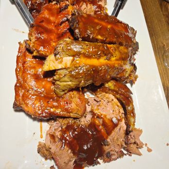 Bobby Q - Biltmore - Whole hog heaven; x 2 beef brisket, pork rib and beef rib - Barbeque Near Me - Phoenix, Arizona Bobby Q - Biltmore - Whole hog heaven; x 2 beef brisket, pork rib and beef rib - Barbeque Near Me - Phoenix, Arizona