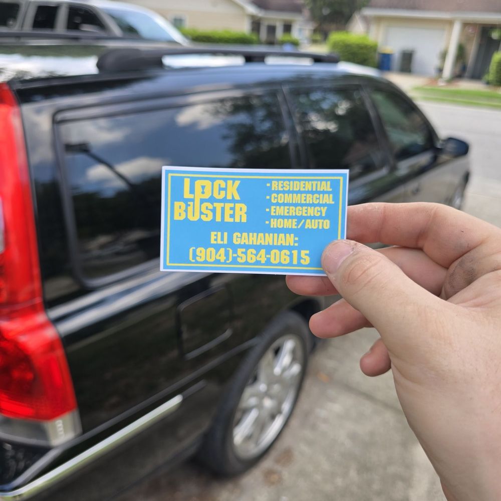 Lockbuster Locksmith - Im gonna post this card up on the wall of reputable business recommendations at my shop - Keys & Locksmiths Near Me - Jacksonville, Florida Lockbuster Locksmith - Im gonna post this card up on the wall of reputable business recommendations at my shop - Keys & Locksmiths Near Me - Jacksonville, Florida