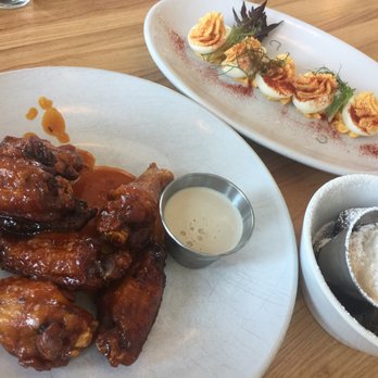 Colleen's Kitchen - Apricot Wings: flavorful but over cooked. Dough-doughs: good but not as sweet as liked. Deviled Eggs: pretty good. Sweet & light - Southern Near Me - Austin, Texas Colleen's Kitchen - Apricot Wings: flavorful but over cooked. Dough-doughs: good but not as sweet as liked. Deviled Eggs: pretty good. Sweet & light - Southern Near Me - Austin, Texas