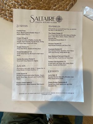 Menu photo 3 Saltaire Coastal Kitchen and Bar Surfside Beach, SC Menu photo 3 Saltaire Coastal Kitchen and Bar Surfside Beach, SC