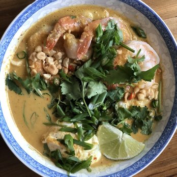 HAI HAI - Laksa Shrimp and Grits from the Brunch Menu. - Vietnamese Near Me - Minneapolis, Minnesota HAI HAI - Laksa Shrimp and Grits from the Brunch Menu. - Vietnamese Near Me - Minneapolis, Minnesota
