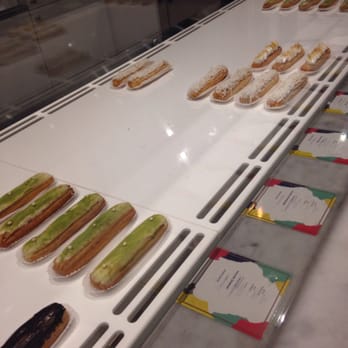 Nugateau Patisserie - Eclairs! The green one is Persian pistachio - Bakeries Near Me - Toronto, Ontario Nugateau Patisserie - Eclairs! The green one is Persian pistachio - Bakeries Near Me - Toronto, Ontario