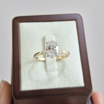 Diamonds by Monet - Custom Oval Engagement Ring - Jewelry Near Me - Temecula, California Diamonds by Monet - Custom Oval Engagement Ring - Jewelry Near Me - Temecula, California