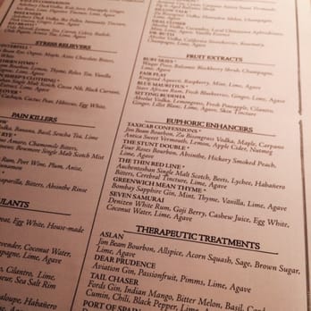 Apotheke - Menu - Cocktail Bars Near Me - New York, New York Apotheke - Menu - Cocktail Bars Near Me - New York, New York