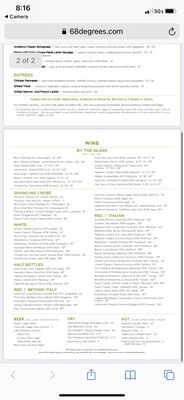 Menu photo 3 68 Degrees Kitchen Austin, TX