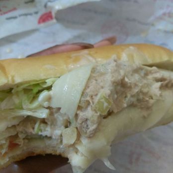Jimmy John's - Tuna sub I forget which one I couldnt wait!!! - Sandwiches Near Me - Miami, Florida Jimmy John's - Tuna sub I forget which one I couldnt wait!!! - Sandwiches Near Me - Miami, Florida