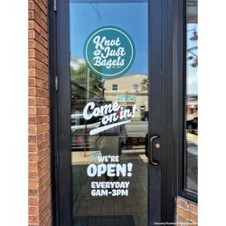 Knot Just Bagels - Main door, it's a split building so there two doors | #intenselypassionatephotography