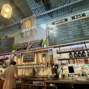 Liquid State Brewing Company - Bar area. - Breweries Near Me - Ithaca, New York