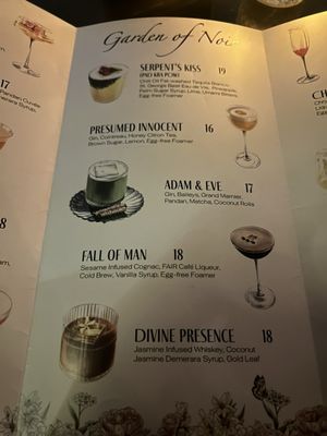 Menu photo 1 Noir Bar Orlando, FL