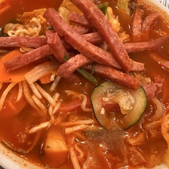 Pan + Grill K Fusion - Korean Ramen with Spam and bowl of rice - Chinese Near Me - Vancouver, Washington Pan + Grill K Fusion - Korean Ramen with Spam and bowl of rice - Chinese Near Me - Vancouver, Washington