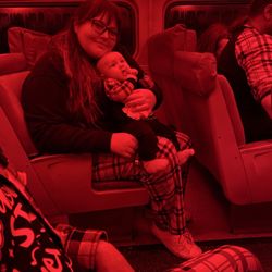 The Polar Express - Aunt Chrissy and Harrison