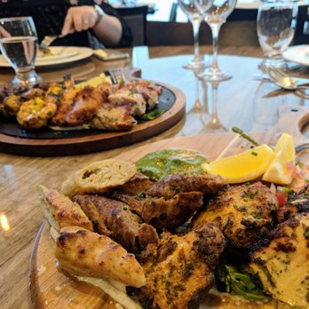 Adrak - Non-veg platter ($45) and meat and seafood platter ($45) - Indian Near Me - Richmond Hill, Ontario
