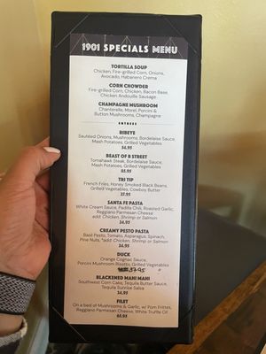 Menu photo 2 1901 Speakeasy Oxnard, CA