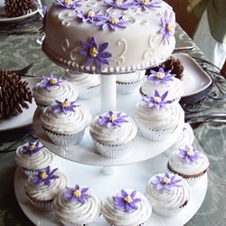 Cake Creations - One of many cupcake wedding choices!