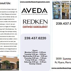 Sanibel Beach Spa and Salon - New Catalog outside