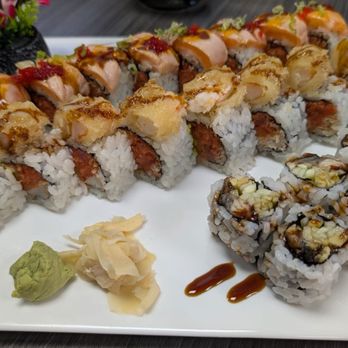 Sushi Makoto - Palisade Ave Roll, Makoto Sushi Roll, Eel Cucumber Roll - Sushi Bars Near Me - Jersey City, New Jersey