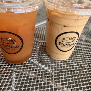 Egghead Sando Cafe - Passion Fruit and Orange Green Tea iced coffee - Breakfast & Brunch Near Me - San Ramon, California Egghead Sando Cafe - Passion Fruit and Orange Green Tea iced coffee - Breakfast & Brunch Near Me - San Ramon, California
