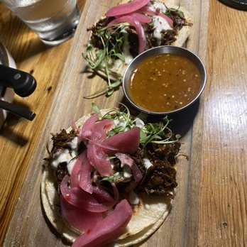 Milk & Honey Tapas - Tacos delicious mole - Tapas Bars Near Me - Santa Barbara, California