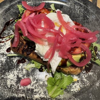 CURRENT Coastal Cuisine - Avocado Toast - Lounges Near Me - Newport Beach, California