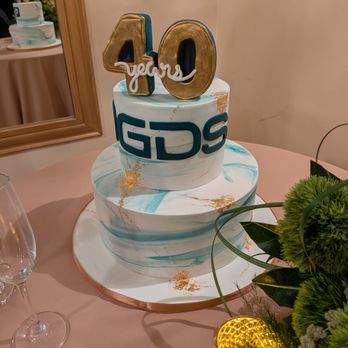 Biltmore Ballrooms - GDS Associates 40th Anniversary Celebration Party at the Imperial Ballroom. Cake! - Venues & Event Spaces Near Me - Atlanta, Georgia