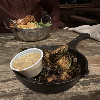 Camp Outpost - Brussels sprouts - New American Near Me - Springdale, Utah