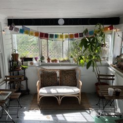 House Of Waking Life - HOWL - Outdoor porch for sitting as well